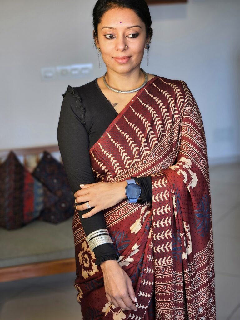 Ajrakh Sarees