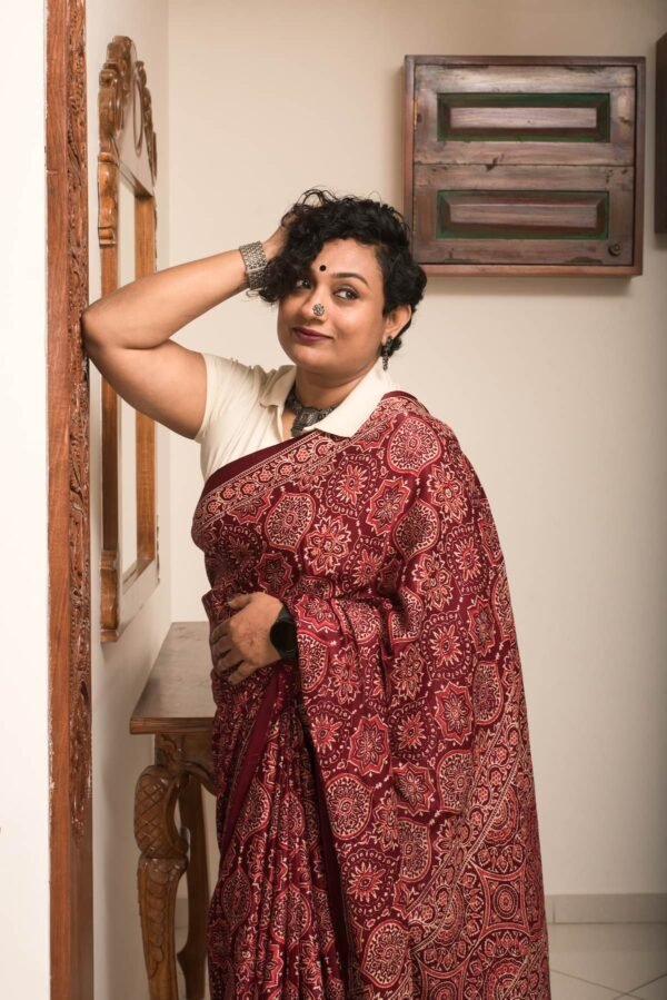 AJRAKH MODAL red polka dot