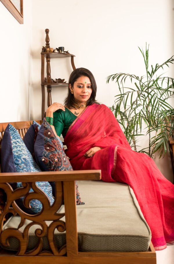 Linen Saree 3 - Image 6