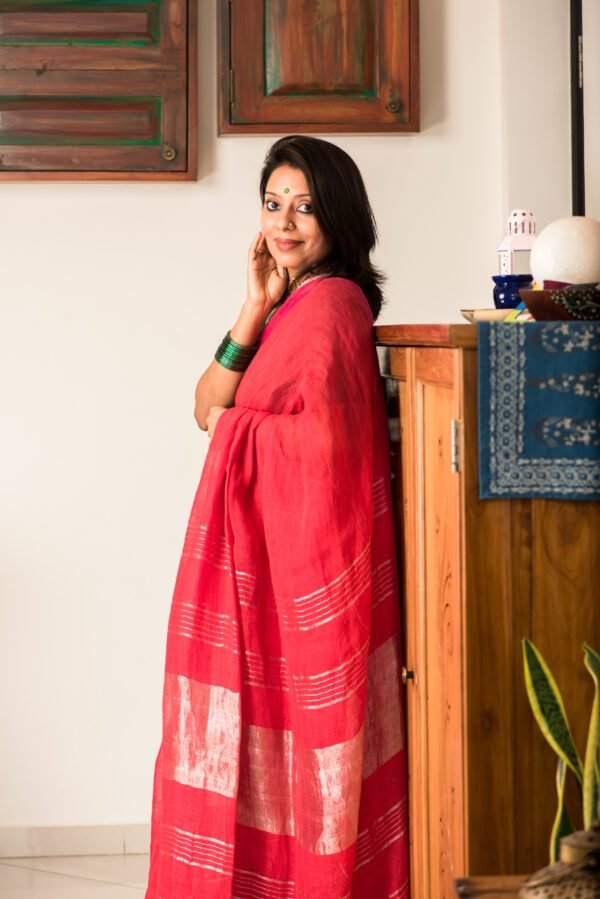 Linen Saree 3 - Image 2